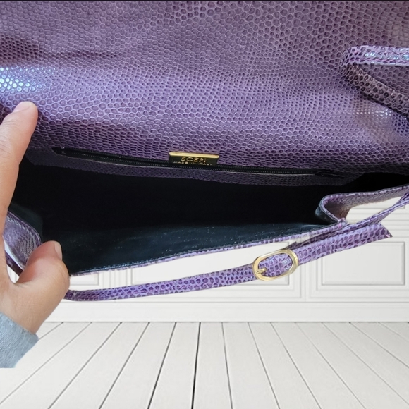 Antonio Scepi Made in Italy Leather Shoulder Bag/ Clutch - Picture 5 of 7